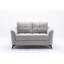 Sofa confortable deux places avec coussin capitonné