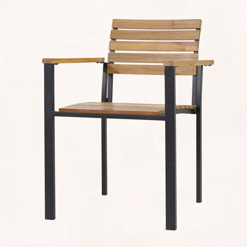 Chaise en bois et métal Laris
