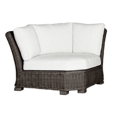 Rustic Woven Sectional Corner