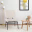 Fauteuil d'appoint 2 pièces avec rembourrage en éponge George Oliver-1773954071