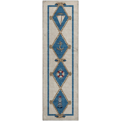 Premium Machine Washable Chikako AMF151 Ivory Rug