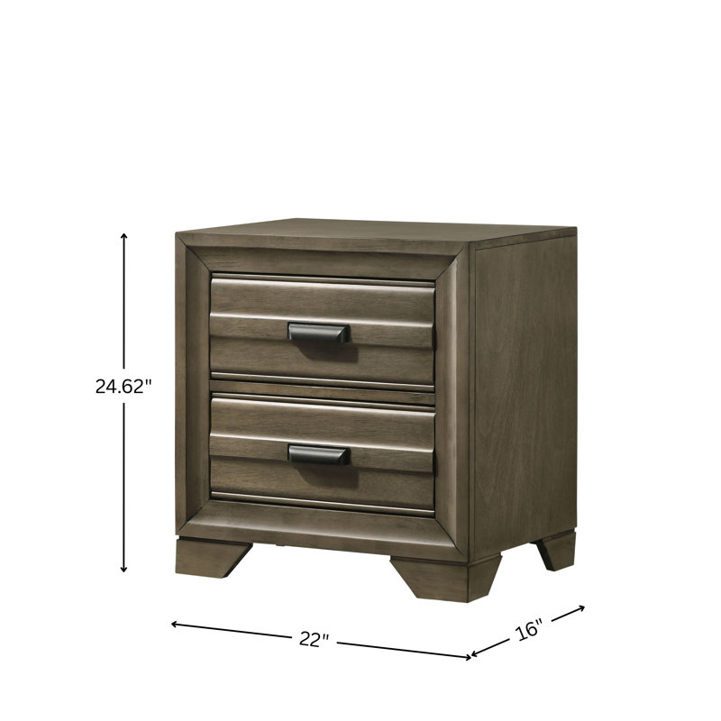 Cloe Solid Wood Piece Bedroom Set, Queen