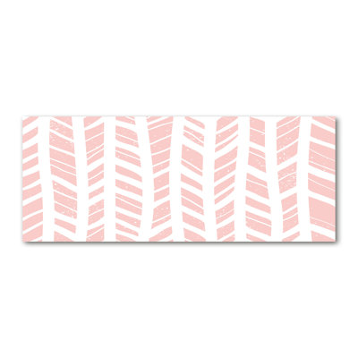 Herringbone Pattern - Wrapped Canvas Print