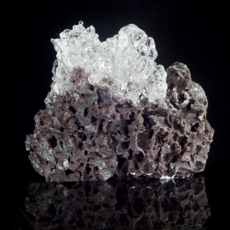 Hyalite Opal - SW/UV Reactive - Kopasz Hill, Hungary