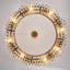 Lustre rond en cristal avec hauteur réglable, luminaire suspendu en laiton doré à 16 lumières pour le salon, la salle à manger et la chambre à coucher