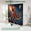 Cloison pliante 4 panneaux Royal Cosmic Octopus-482090061