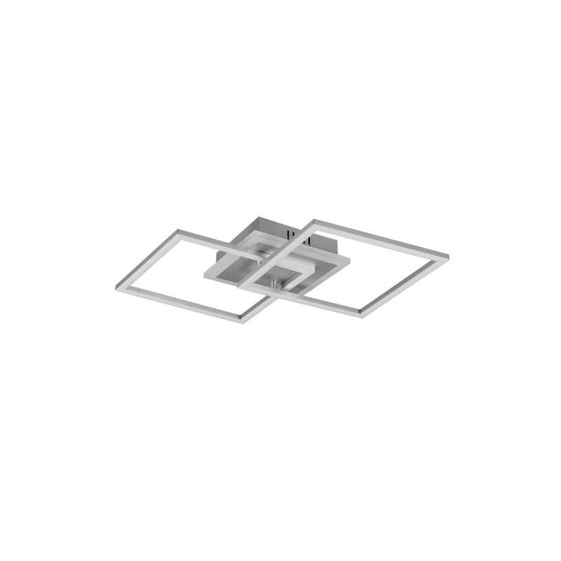 Novi 3-Light 57.5cm LED Integrated Flush Mount, Titanium