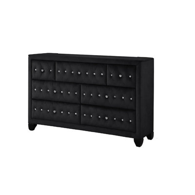 Rausch 7-Drawer Solid and Manufactured Wood Horizontal Dresser