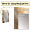 Gold and Silver Chromatic Essence II - Large Wall Mirror On Metal-582775594