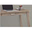 Bureau d'ordinateur, bureau personnel, ordinateur portable, tiroirs de rangement, bureau, stratifié brun, contemporain, moderne