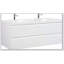 Meuble-lavabo flottant avec lavabo, meuble-lavabo mural moderne avec deux lavabos en quartz et quatre tiroirs à fermeture en douceur, 24V12-72GR-739032431-739032430