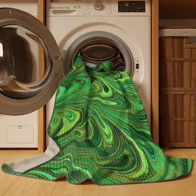 Tapis vert tissé à la machine