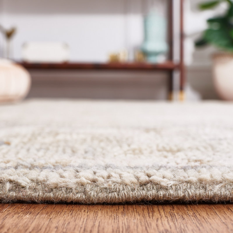 Samarkand 104 Area Rug In Grey, Rectangle 6' x 9'