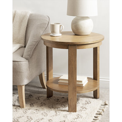 Aamnah Round Living Room Side Table by Latitude Run