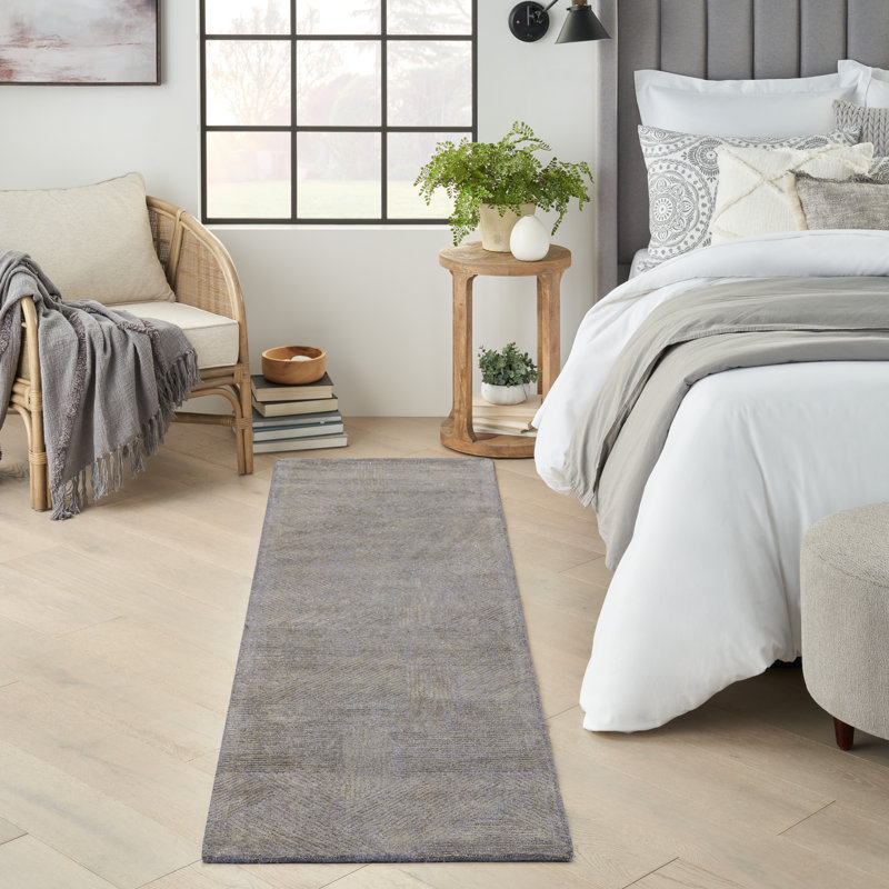 Tapis ardoise Chrisann, Tapis de couloir 2 pi 3 po x 8 pi