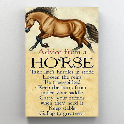 " Advice From A Horse "