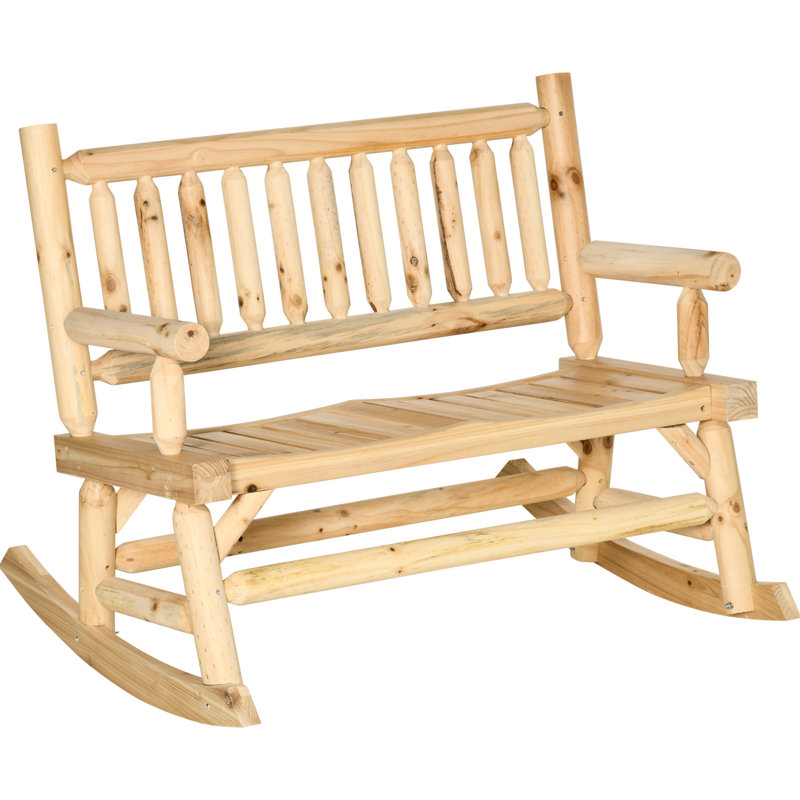 Fauteuil à bascule en bois Log Design