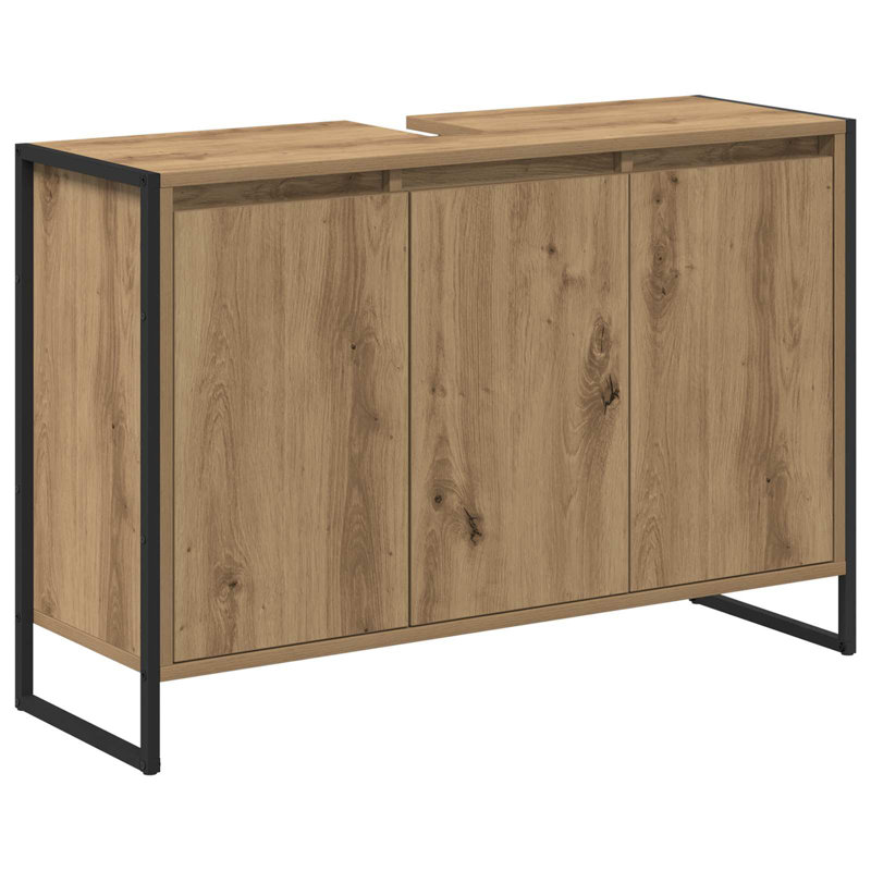 Freestanding Under Sink Cabinet, Artisan Oak