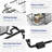 2-Tier Under Sink Cabinet Organizer Sliding Drawer for Pantry, Kitchen, Black-2019918197