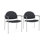 Chat Waiting Reception Oversize Guest Chair Metal Frame