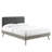 Bridgette Wood Platform Bed with Splayed Legs-234576622-234516240