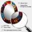 Opt Art Vibrant Illusions I - miroir mural Op Art, miroir décoratif moderne, impression d'art en métal-121544121-121544125