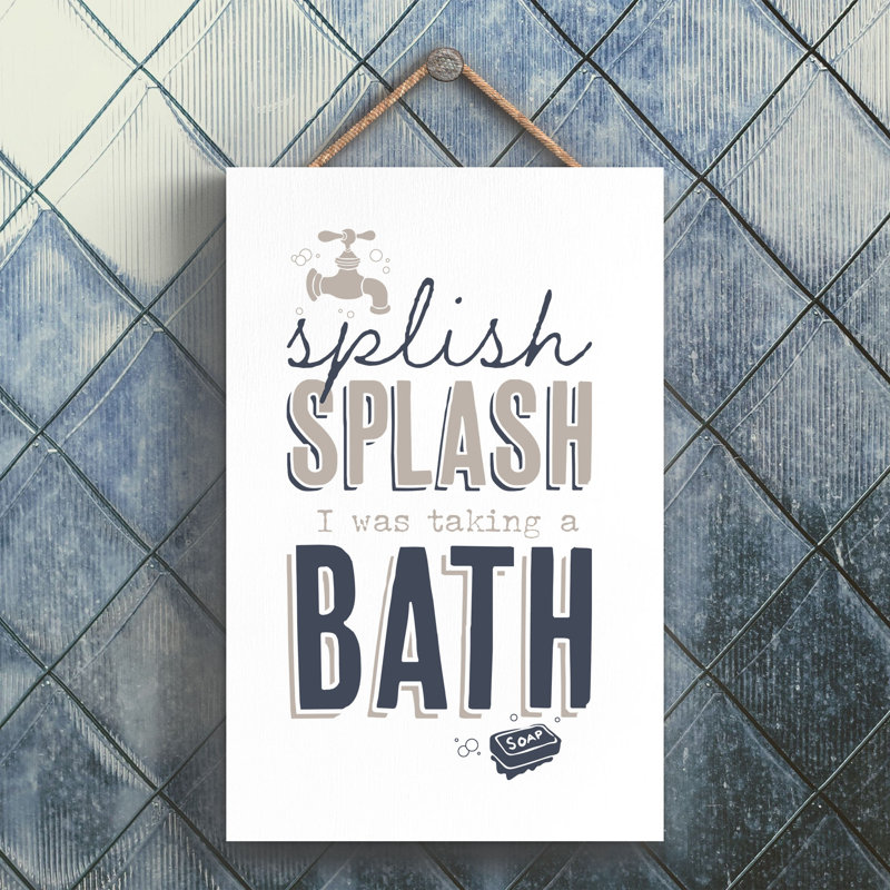 Vivid Squid Wholesale SplIsh Splash - No Frame Print on Wood