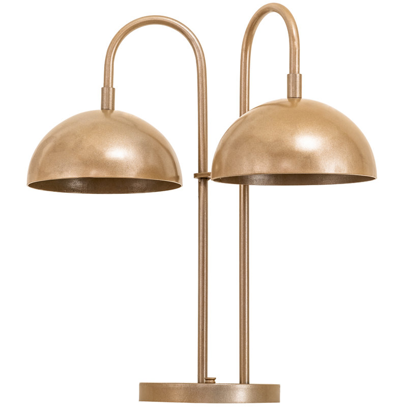 Bola Deux 21" Gold Arched Table Lamp