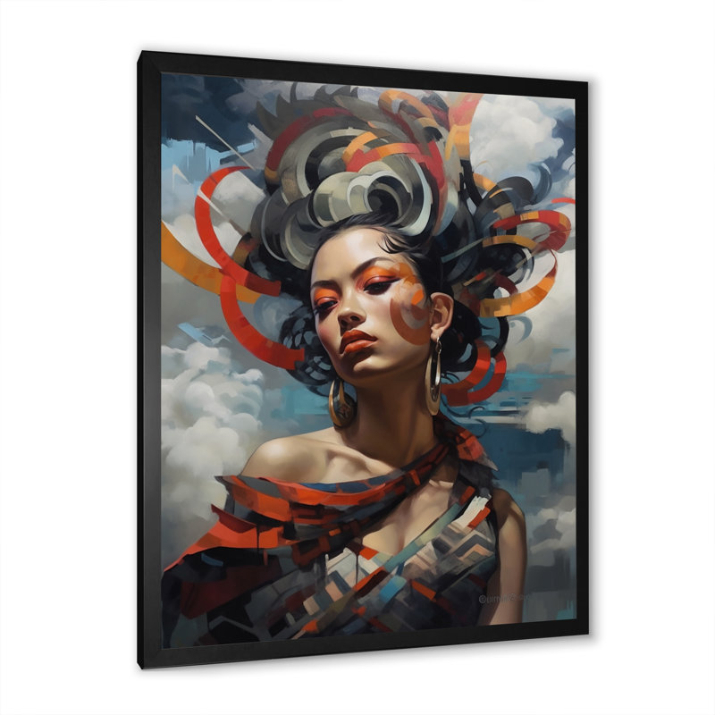 " Where The Wild Women Roam ", Black Single Picture Framed, 20" H x 12" W x 1" D