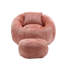 Fauteuil à billes moderne avec repose-pieds et coussin-1254605887
