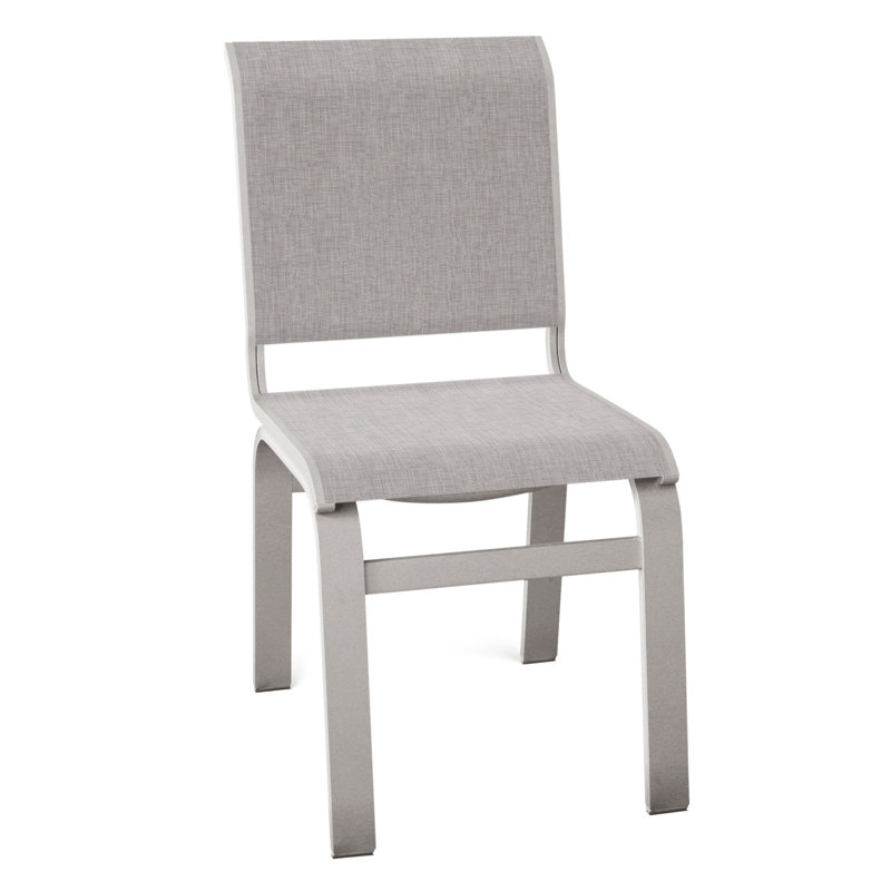 Chaise d'appoint de salle à manger Hiraku, Gris chaleureux texturé, Oursin