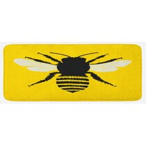 Bee Kind Humble Kitchen Mat Gracie Oaks Color: Yellow