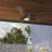  Kappler 60" Indoor/Outdoor Ceiling Fan with LED Light, 6CCT Dimmable LED, Ceiling Fan with Light and Remote - Matte Black with Dark Brown-882306571-882306570