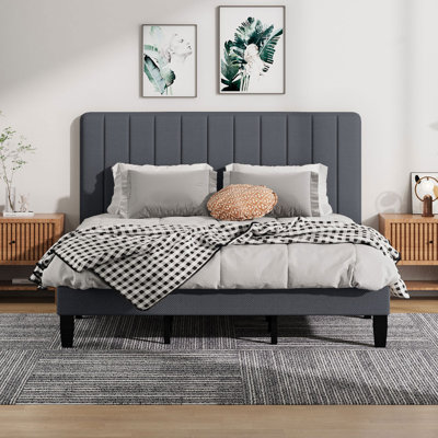 Upholstered Panel Bed
