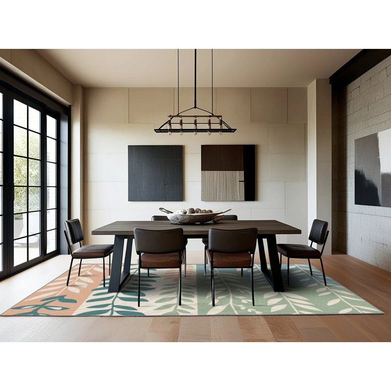 Twilight Orchard Rug, Round 3'