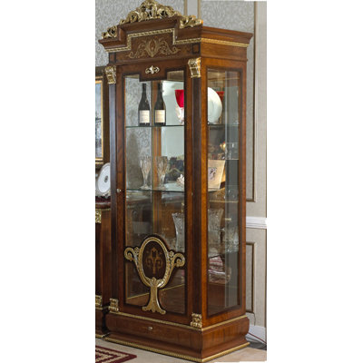 Vaisselier Kahler de 35,43 po de large à miroir