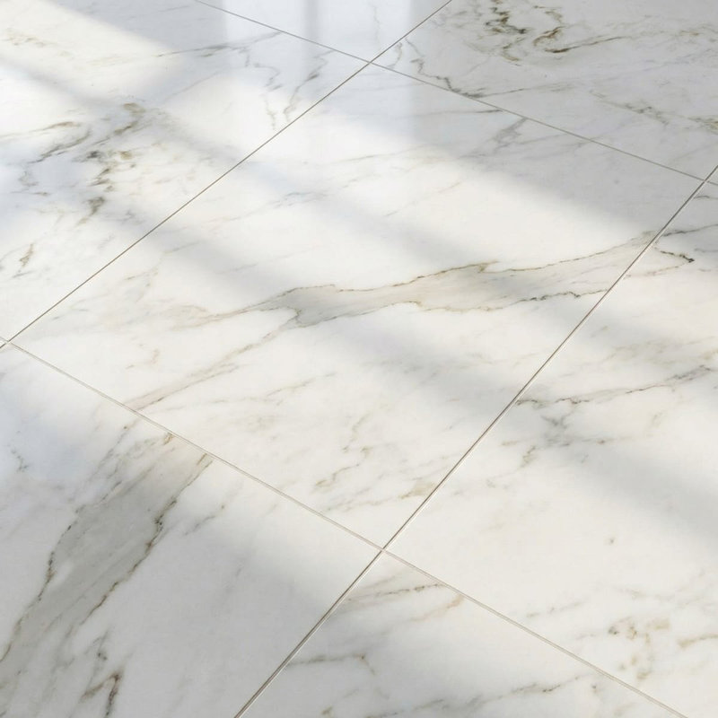 Daphne White Polished 24x24 Marble Tile