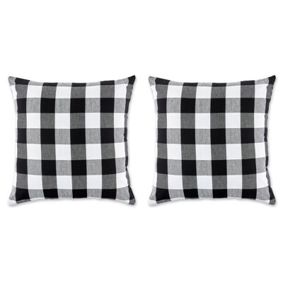 Gingham Check Kitchen Tabletop Bed Plaid Cotton Pillow Cover