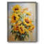 Reproduction encadrée FLORAL Series CDL III - bois massif-1984878372