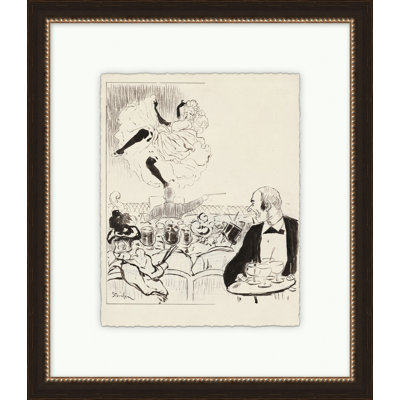 Can Can Dancer - Cadre photo, reproduction d'art sur papier
