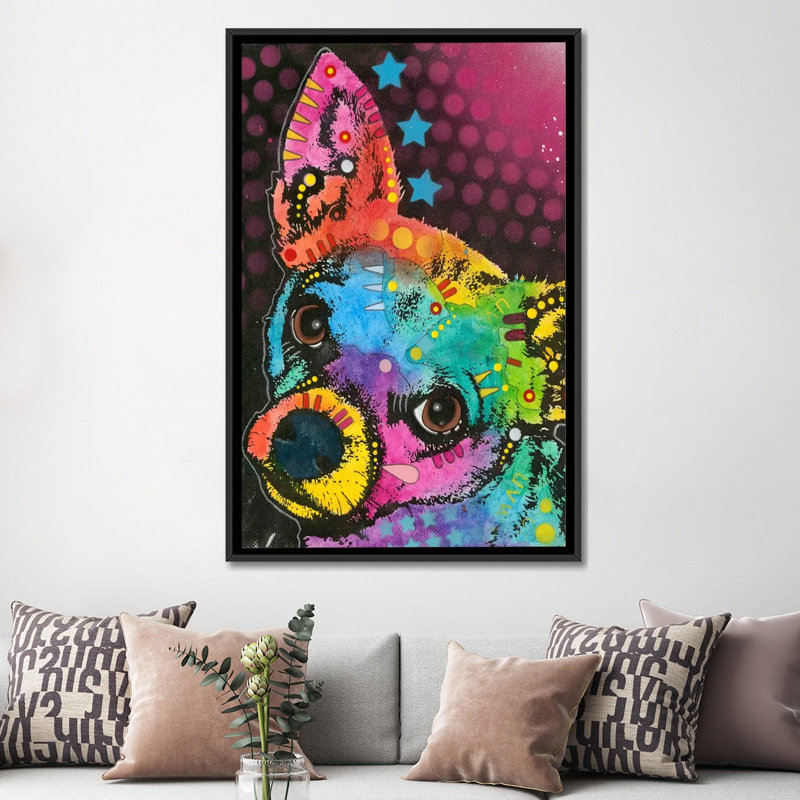 Vrai? impression sur toile tendue, impression sur toile tendue, H 60 po x l 40po x P 1,5 po, Toile avec cadre noir