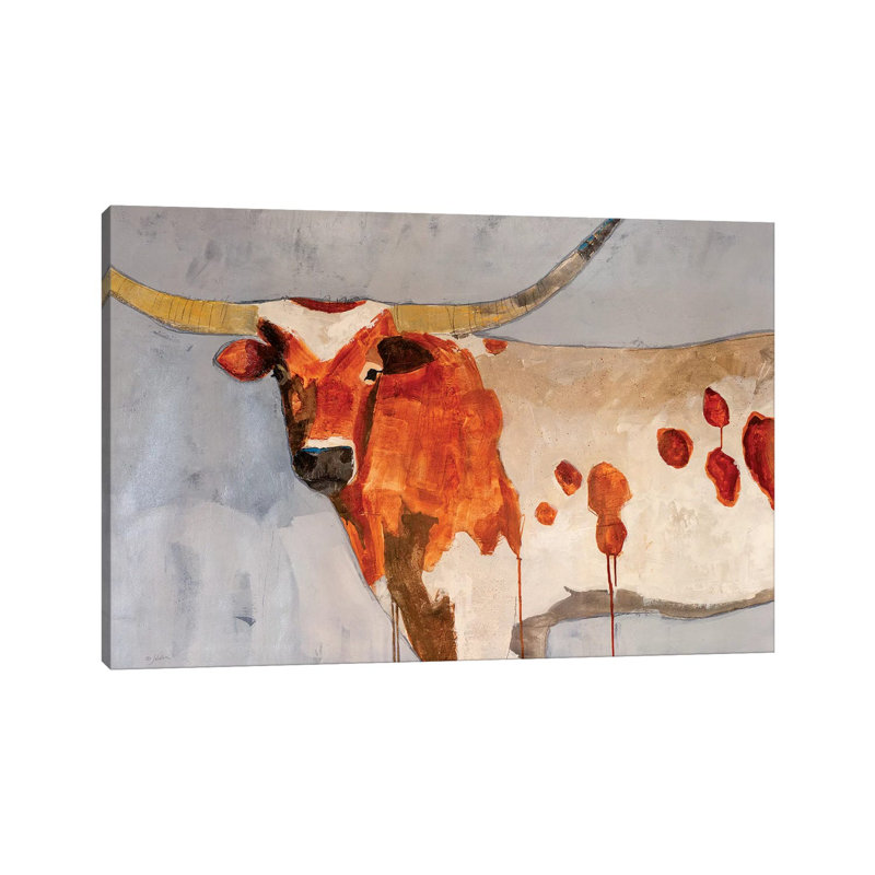 Longhorn Short Temper 1 Piece Wrapped Canvas Wall Art, 66.04 cm H x 45.72 cm W