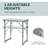 Portable Camping Table