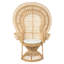 Grand fauteuil Supreme en rotin, naturel