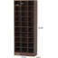 Armoire de rangement pour chaussures 25,6 pouces à 10 niveaux en bois blanc-24398612