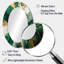 Miroir mural vert et doré Magic I - Green Modern-406040454