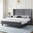 Wauseon Corduroy Upholstered Bed-439474941-439474939