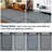 6x9 Washable Living Room Rug, Soft Scalloped Design, Non-Slip, Low Pile Neutral Carpet for Bedroom, Office, Foldable, Taupe-734258995