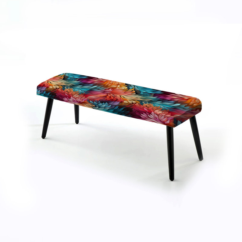 Banc coloré abstrait dynamique en spirale colorée abstraite