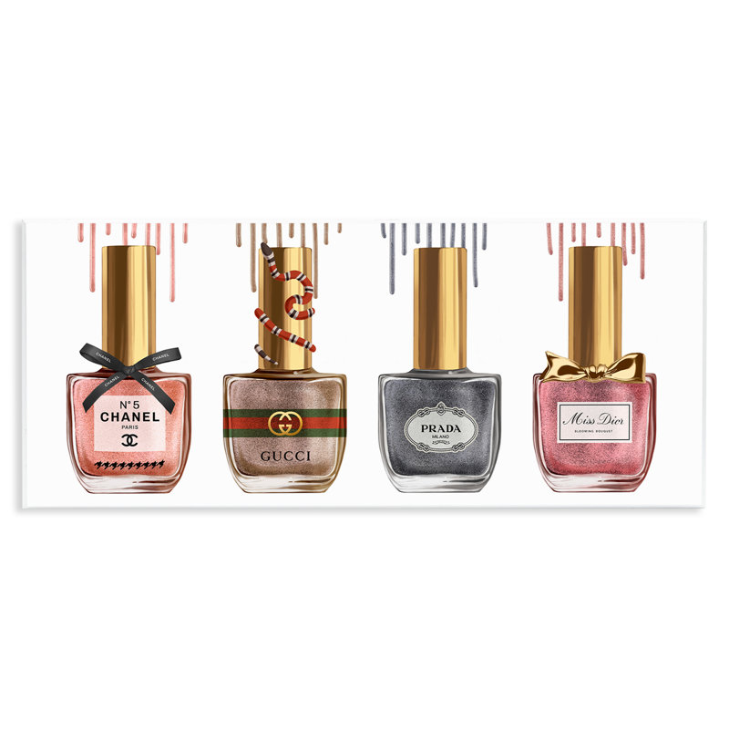 Collection de vernis à ongles Glam, art mural par Ziwei Li